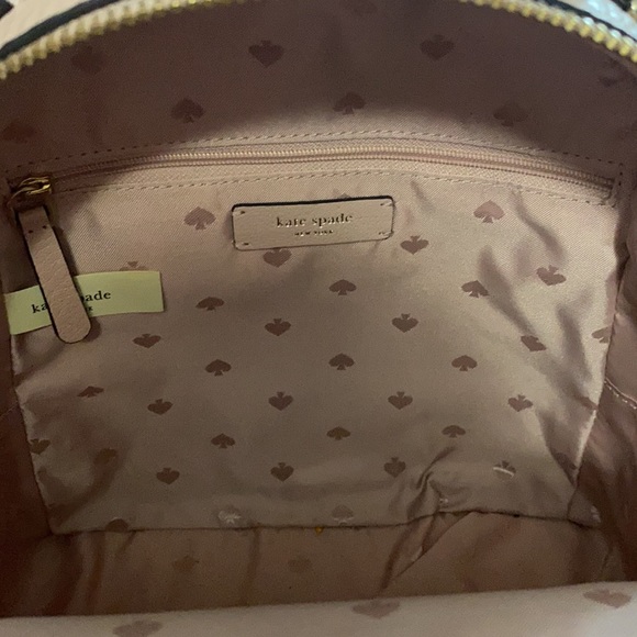 NWT Kate Spade Jackson medium backpack in color warmvellum (light neutral pink) - Picture 6 of 9